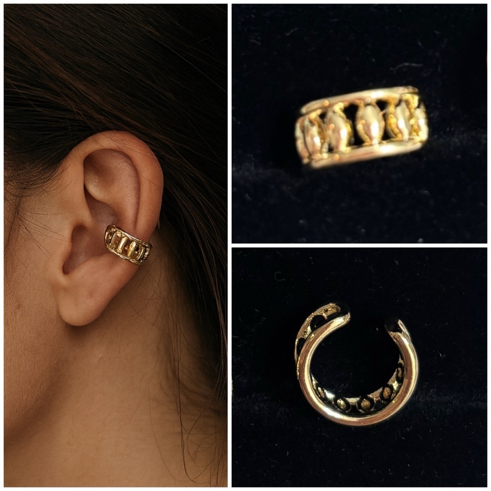 Pretty Bird Jewelry Elegant Gold Ear Cuff